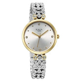 Titan Raga Showstopper Women's Watch Analog Silver Dial with Two-Toned Stainless Steel Band, 95262BM01